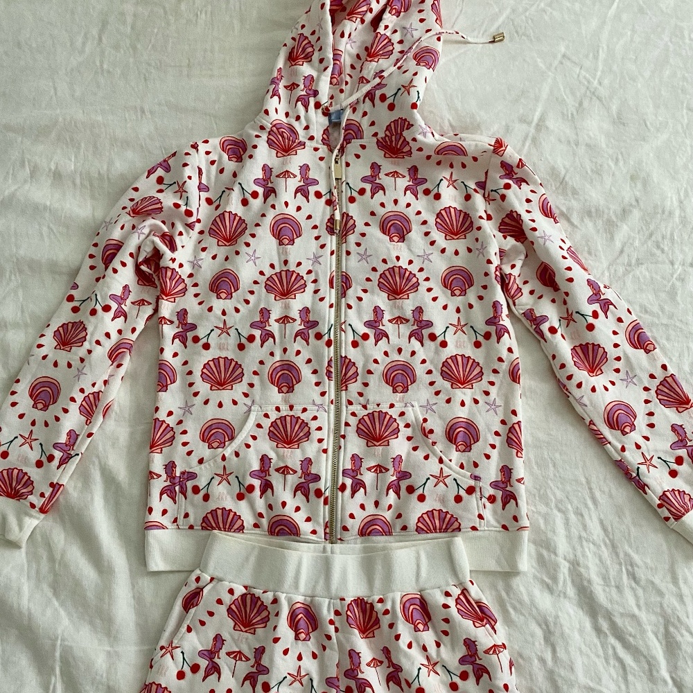 Hill House Mermaid sweatshirt and shorts set size XS